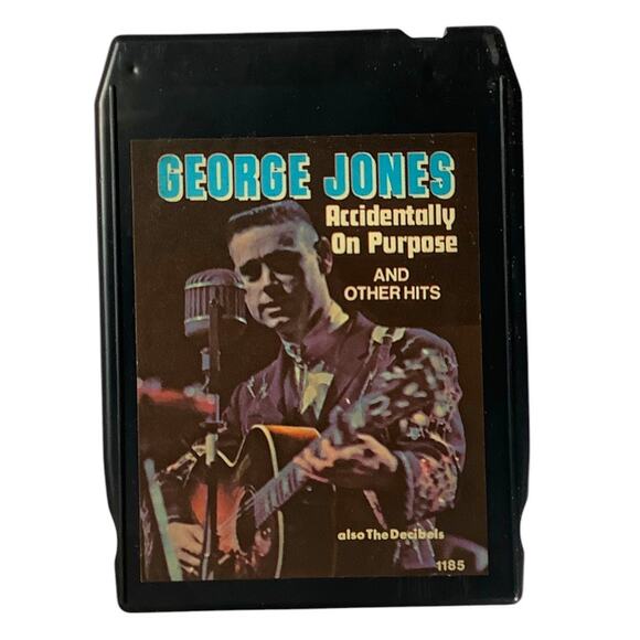 Rare Vintage 60/70's 8-Track Tape - George Jones Songs & The Decibels Songs - Picture 1 of 4